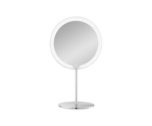 Blomus MODO Miroir cosmétique, avec éclairage, grossissement x 5, 65517,