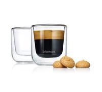 Blomus Lot de 2 Verres à Latte Macchiato de Nero (65 mm)