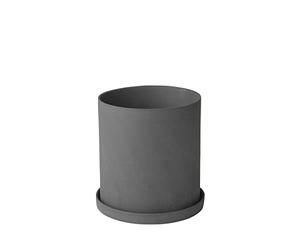 blomus - Nona 66517 Pot à herbes Taille L Gris doux Accessoire d'intérieur élégant