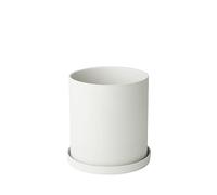 blomus -Nona 66520 Pot à herbes Taille L Blanc doux Accessoire d'intérieur élégant
