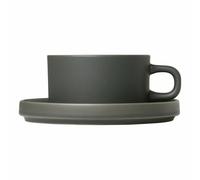 Blomus Pilar Set 2 Tasses à thé Tasse à boire Vaisseau en céramique Agave ver...