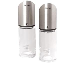 Blomus Poivrière 63581 Set sel et poivre en verre 12 x 4 cm