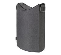 blomus - RISCO LOUNGE - Panier à linge, couvercle rabattable, design fin et intemporel, 65 l, couleur gris acier (69255)