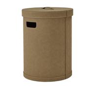 Blomus SAHLA Panier à linge - 40x40x54 - similicuir - marron 67230