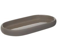 Blomus -Sono - Plateau en céramique, Satellite, Plateau de Salle de Bain, au Look Exclusif, Organiseur, décoration, Rangement de Bijoux, Plateau de Rangement cosmétique (H x l x P) : 2,5 x 10 x 19 cm