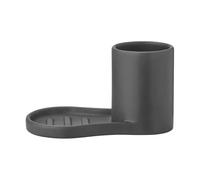 blomus Support pour brosse vaisselle et savon Piro Noir