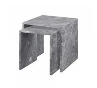 Varu table d'appoint set de 2 Blomus Gris toundra - 4008832804434