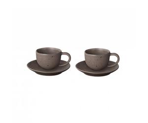 blomus Tasses à espresso avec soucoupes Kumi 6 cl lot de 2 Espresso