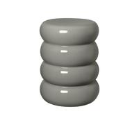Blomus TORU tabouret - 44x34x34cm - céramique - rond - Elephant skin 67120