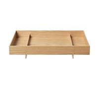 blomus Tray Abento Large, Plateau de Service, Étagère, Bois Dur, Bois, 50 x 30 cm
