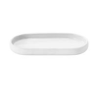 blomus Tray Sono, Plateau de Service, étagère, céramique, Blanc, 10 x 19 cm, 66277