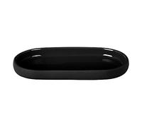 Blomus Tray Sono, Plateau de Service, étagère, céramique, Noir, 10 x 19 cm, 66278