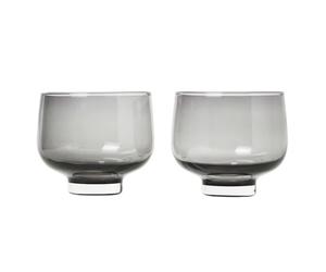 blomus Verre tumbler Flow 22 cl lot de 2 Fumé