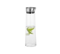 blomus Wasserkaraffe Acqua Edelstahl matt/Glas/Silikon 1000 ml 30cm Ø9cm