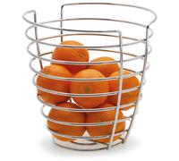 Blomus Wires / 68480 Corbeille à fruits Hauteur 24 cm, Argent