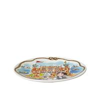 Blond Amsterdam Assiette à petit-déjeuner de 18 cm « Hotel New York - Holland-Amerika Lijn » en céramique avec motif maritime de Rotterdam