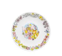 Blond Amsterdam Assiette féerique 18 cm en céramique - Motif créatures enchantées x Parc féerique néerlandais - Vaisselle magique pour enfants et repas enchantés