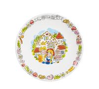Blond Amsterdam Assiette petit-déjeuner Hans & Grietje22 cm x Efteling - Motif conte et maison en bonbons - Vaisselle enfant féerique