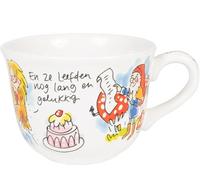 Blond Amsterdam Bol à anse 0,6 L Efteling Cendrillon - Grande soupe bol en céramique avec scènes du conte et détails féeriques colorés