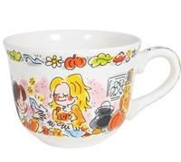 Blond Amsterdam Bol à soupe avec anse14 cm - Motif Assepoester et château x Efteling - Vaisselle enfant féerique - Cadeau magique