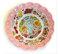 Blond Amsterdam Coupe à fruits rose 23,5 cm - Vaisselle festive - Collection Printemps/Été Juste Papoter - Déco de table colorée - Cadeau original - Design joyeux