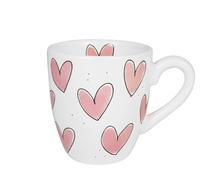 Blond Amsterdam Minimug 0,2 L « Juste Papoter » avec cœurs roses - Élégance et douceur pour vos pauses café