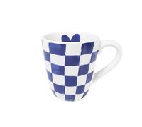 Blond Amsterdam Mug 0,35L en céramique - Motif carreaux bleus Collection Les Delfts de Blond - Tasse thé décorative - Cadeau hollandais