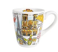 Blond Amsterdam Tasse 0,35L illustrée Paris Mug collection Les Villes - Souvenir de ville romantique - Cadeau original pour passionnés de Paris