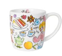 Blond Amsterdam Tasse à cappuccino XL - 0,5 l - You're My Cup Of Tea - Cadeau de fête des mères - Illustrée avec amour - Peinte à la main - Personnalisable