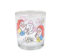 Blond Amsterdam Verre à jus 0,2 L Efteling Kabouters - Illustrations féeriques avec lutins, champignons et détails du Sprookjesbos - Verre enfant idéal pour jus, lait et limonade