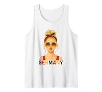 Blond German Girl Germany Flag German Girlfriend Wife Débardeur