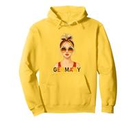Blond German Girl Germany Flag German Girlfriend Wife Sweat à Capuche