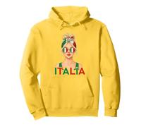 Blond Italian Girl Italy Flag Italia Italian Girlfriend Wife Sweat à Capuche