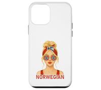 Blond Norwegian Girl Norway Flag Norwegian Girlfriend Wife Coque pour iPhone 12 mini