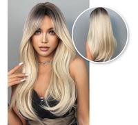 Blonde Perücke Frau - Sassy Goods Perücken Frauen Langes Haar - Inkl.Haarnetz - 70 cm