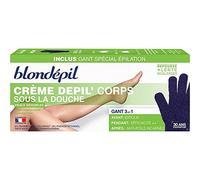 BLONDÉPIL Creme dépilatoire + Gant gommant - Corps - Peaux sensibles - 200 ml
