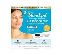 BLONDEPIL - Gel Décolorant Visage Douceur et Action Rapide, Peau Normale, 2x25 ml - Lot De 3