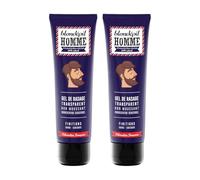 Blondépil Homme - Gel rasage transparent, Glisse optimale, Finitions nettes. Gel rasage homme. Lot de 2. Made in France, Tube 150ml