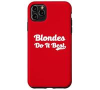 Blondes Do It Best Blonde Blague Viral Meme Funny Hair Dyed Hair Coque pour iPhone 11 Pro Max
