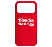 Blondes Do It Best Blonde Blague Viral Meme Funny Hair Dyed Hair Coque pour iPhone 17 Pro Max