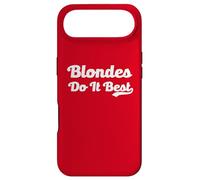 Blondes Do It Best Blonde Blague Viral Meme Funny Hair Dyed Hair Coque pour iPhone Air