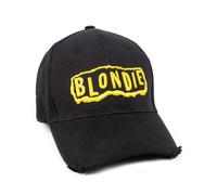 Blondie Noir Logo Capuchon de visière incurvé réglable Unisexe Adulte
