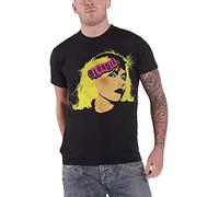 Blondie T Shirt Punk Band Logo Warhol Nouveau Officiel Homme Noir Size L