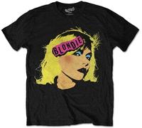 Blondie T-shirt Punk Logo Unisex Black 2XL