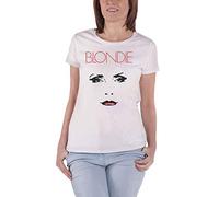 Blondie - Blondie T Shirt Staredown Debbie Harry Logo Nouveau Officiel Femme Skinny Fit Size XL