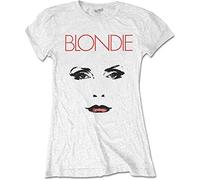 Blondie - T-Shirt # XXL Ladies White # Staredown [Import]