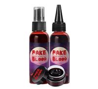 Blood de scène - gel sanguin coagulé 64,96 pouces - kit de maquillage pour zombie | Décor d'horreur réaliste avec des fantômes à télécommande, parfait pour les maisons hantées et les pelouses effrayan