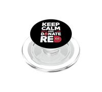 Blood Donor Hero Save Lives Community Service Blood Drive PopSockets PopGrip pour MagSafe