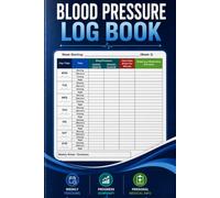 Blood Pressure Log Book - 120-W aily Blood Pressure and Heart Rate Tracker with Weekly Notes and Quarterly Progress Review, 6 x 9 Inches: Daily ... Progress Review - Simple Record Book
