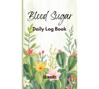 Blood Sugar Log Book: Weekly Blood Sugar Journal, Daily Diabetic Glucose Tracker Pocket Size, 1 year or 52 weeks Glucose Recording Notebook, Compact Blood Sugar Level Monitoring Diary